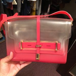 Vince Camuto Pink Ombré Jelly Bag